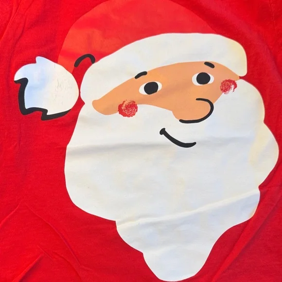 H&M Festive Red Santa Long Sleeve Tee - Picture 3 of 3